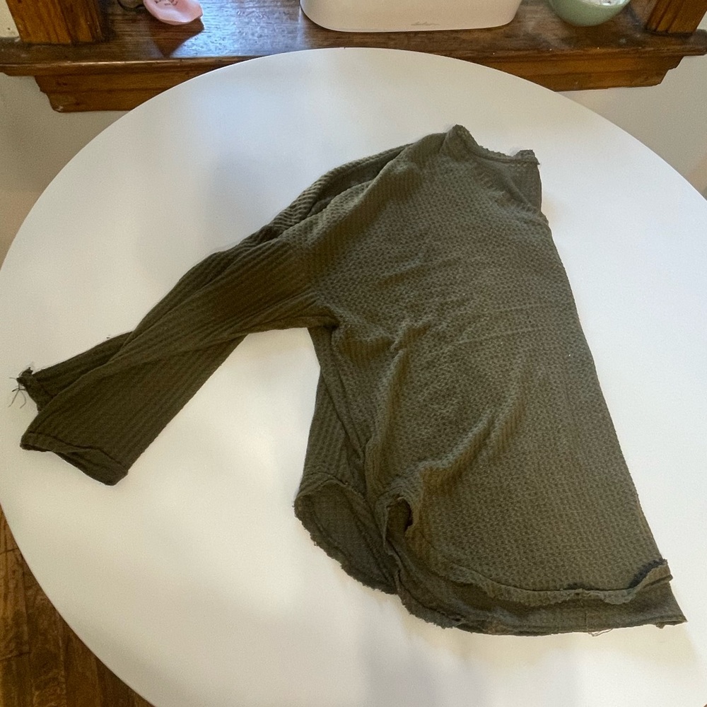 Urban Outfitters Baggy Waffle Top
